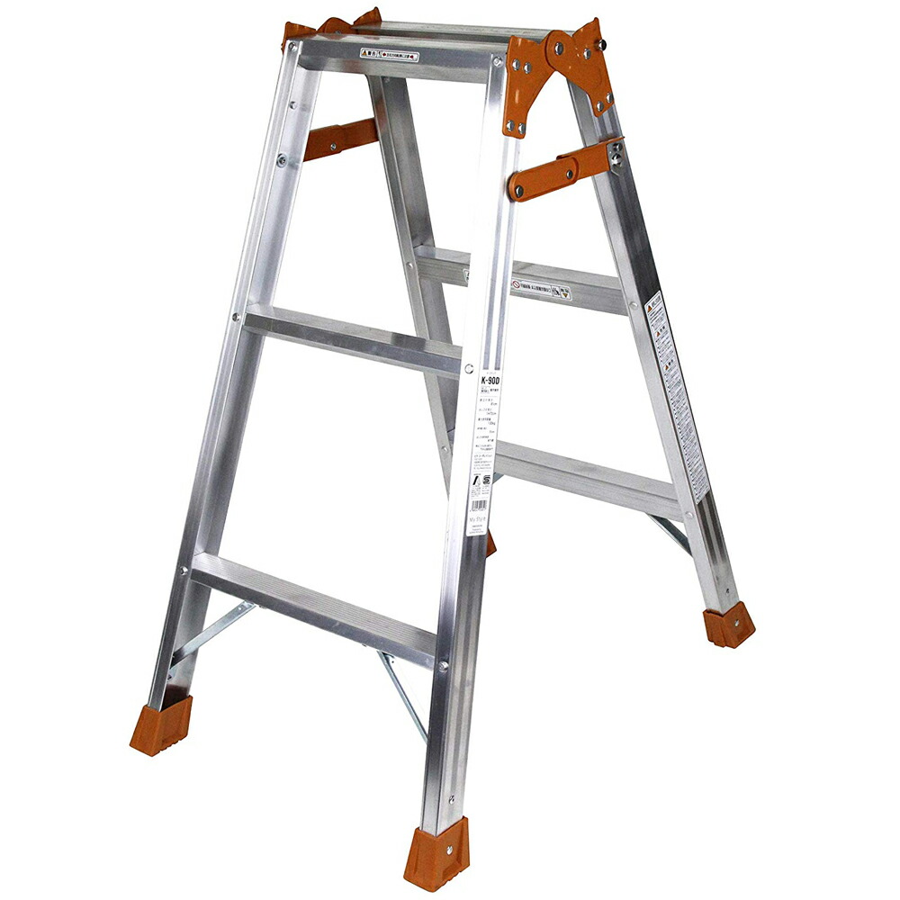 楽天市場】はしご兼用脚立 4段 アルミ製 折りたたみ脚立 軽量