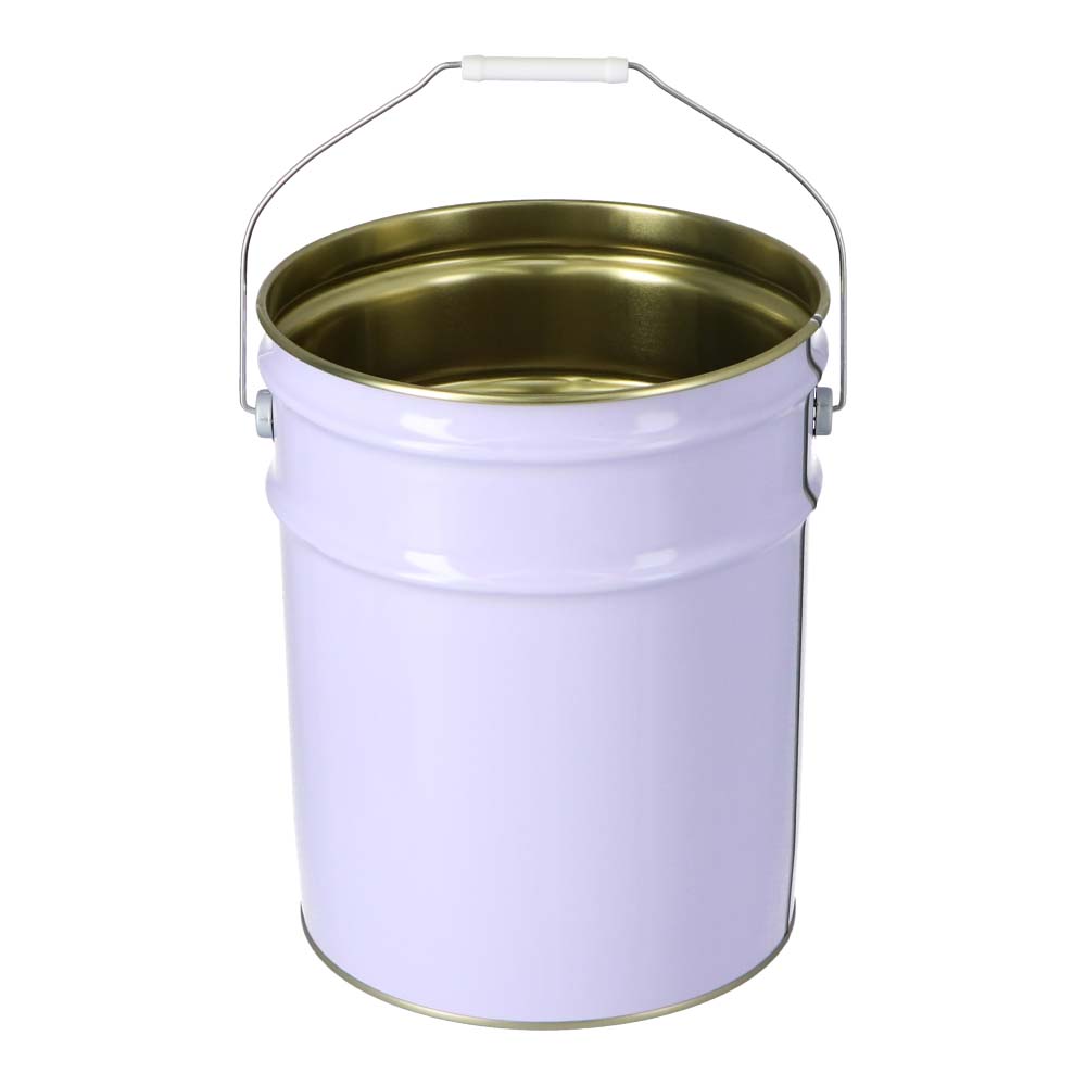 楽天市場】ペール缶 20L 白（ふた付き） : オカモク楽天市場店