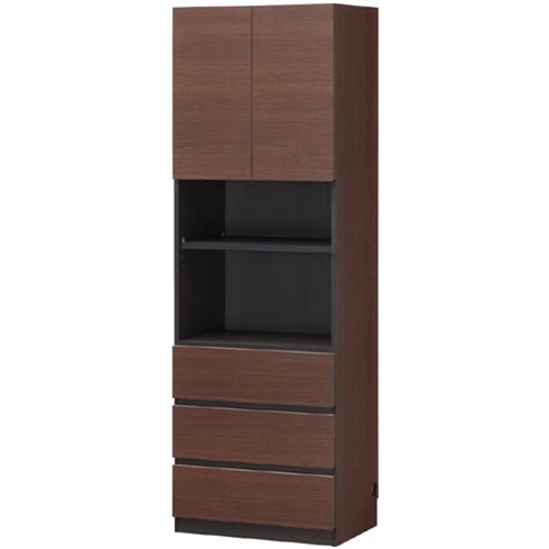 【メーカー直送】白井産業 ポルターレ　ダーク　ＰＯＲ－１８６０ＤＨ　ＤＫ （約）幅６００×奥行４１６×高さ１８００ｍｍ