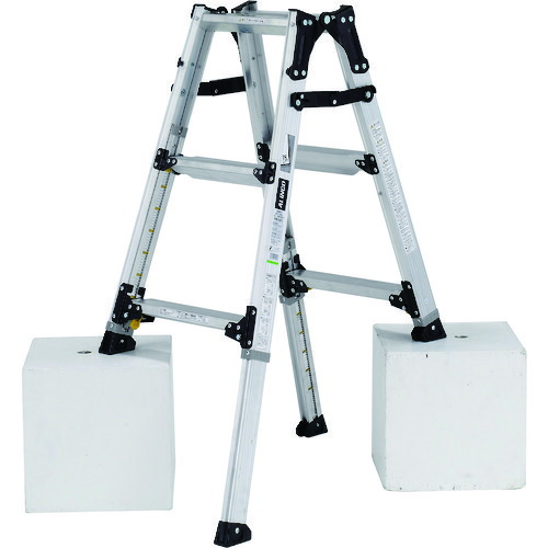 【メーカー直送T】アルインコ 伸縮脚立(ステップ幅広)90cm 最大使用質量100kg PRW90FX|コーナンeショップ 店