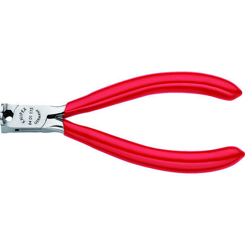 【ポイント3倍 4/8-4/10まで】【メーカー直送T】ＫＮＩＰＥＸ　６４０１－１１５　エレクトロニクスエンドカッティングニッパー 6401115