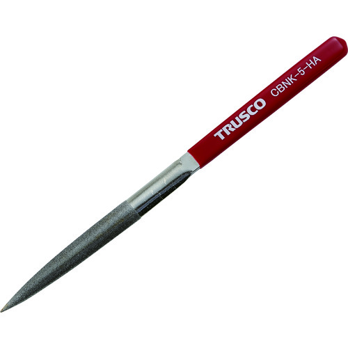 【メーカー直送T】ＴＲＵＳＣＯ　ＣＢＮヤスリ　鉄工用　５本組　半丸 CBNK5HA