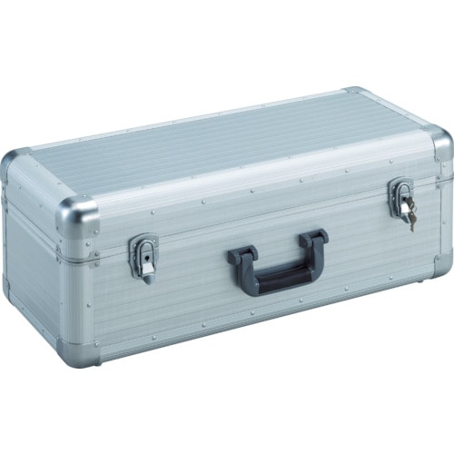 【メーカー直送T】トラスコ中山(TRUSCO)　大型アルミ工具箱　内寸６４０Ｘ２６０ＸＨ２３０　シルバー　TAC-66H