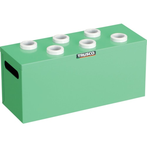 【ポイント3倍 4/8-4/10まで】【メーカー直送T】トラスコ中山(TRUSCO)　ツーリングケース　ＮＴ・ＢＴ兼用　３０用ホルダー６個　ＹＧ色 WNT30-6YG