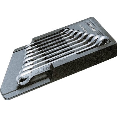 【メーカー直送T】HAZET 両口めがねレンチセット(ストレート) 8丁セット 610N/8RS
