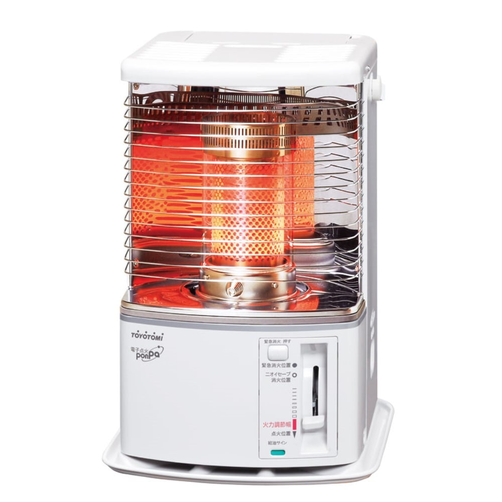楽天市場】トヨトミ 石油ストーブ シングル燃焼 RS-H2924(W) (ホワイト