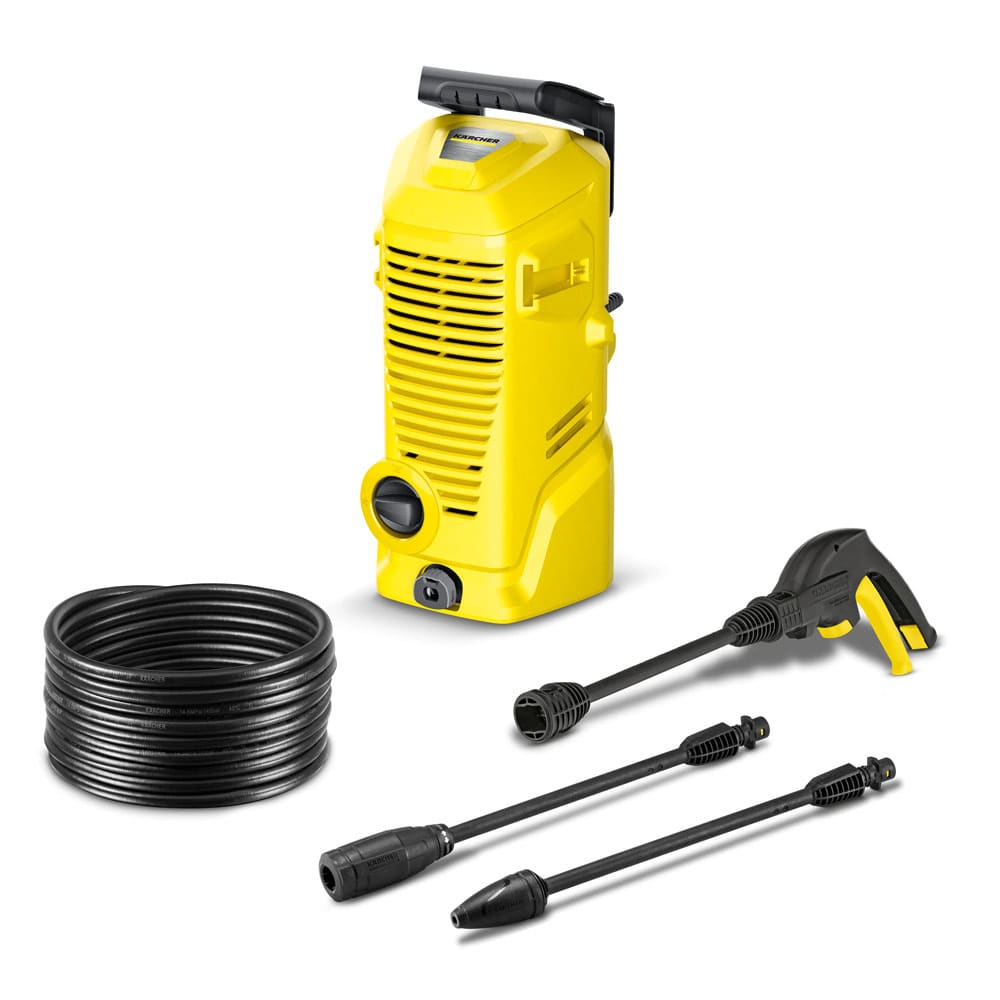 ケルヒャー 家庭用高圧洗浄機 K1 100V 1000W 最大7MPa 常用5.5MPa 軽量3.66kg 洗車 外壁 お風呂 ベランダ 網戸 玄関 掃除 清掃 道具 Premium Package 1.600-026.0 Karcher 正規