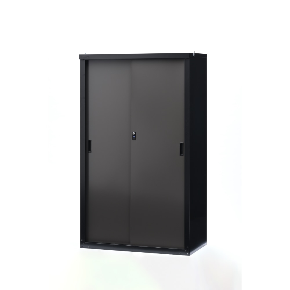 【メーカー直送】グリーンライフ(GREEN LIFE) 　家庭用収納庫　ＨＳシリーズ　ＨＳ－１５３（ＢＫ／ＡＧＹ） お客様組立商品