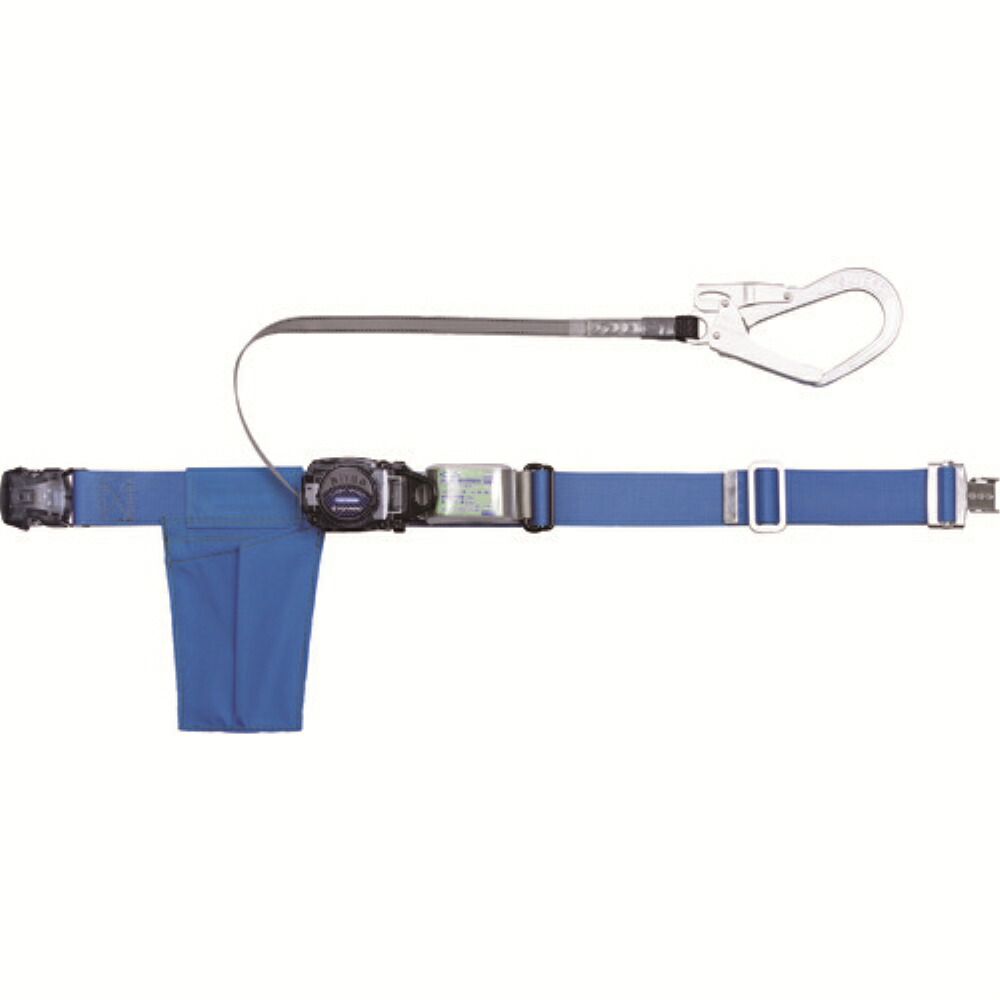 【メーカー直送T】ＴＲＵＳＣＯ　巻取式安全帯　１本つり専用　幅５０ｍｍＸ長さ１２００ｍｍ　ブルー GROT593AB