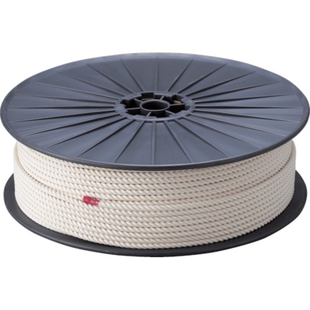【メーカー直送T】トラスコ中山(TRUSCO)　綿ロープ　３つ打　線径９ｍｍＸ長さ１５０ｍ R-9150M