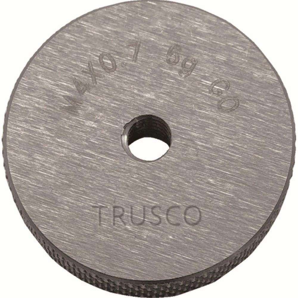 【メーカー直送T】ＴＲＵＳＣＯ　ねじ用リングゲージ　通り　６Ｇ　Ｍ４×０．７ TRGO6GM4X0.7