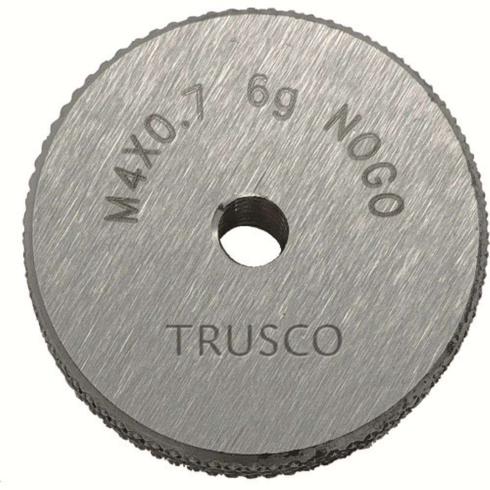 【メーカー直送T】ＴＲＵＳＣＯ　ねじ用リングゲージ　止まり　６Ｇ　Ｍ２×０．４ TRNGO6GM2X0.4