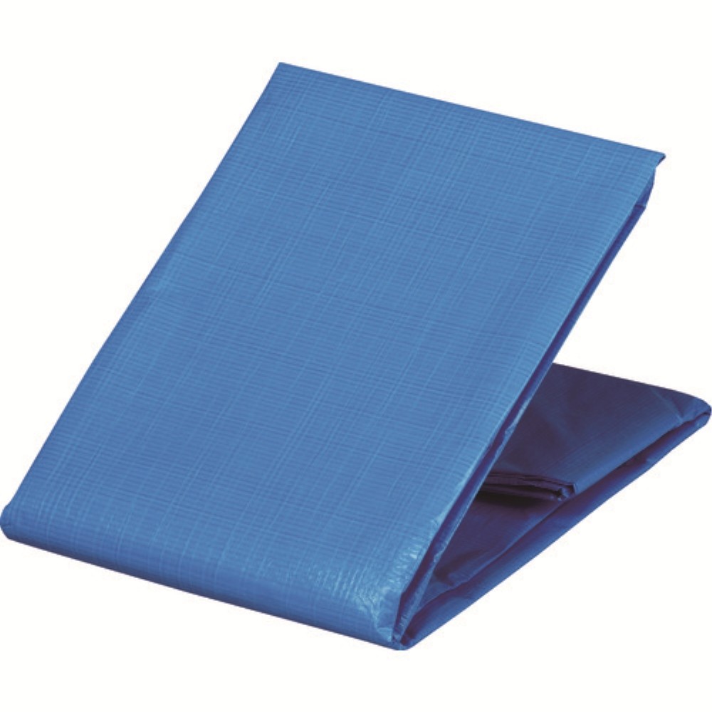 【ポイント3倍 4/8-4/10まで】【メーカー直送T】ＴＲＵＳＣＯ　防炎ブルーシート　＃２５００　１０．０ｍ×１０．０ｍ　BSR100100