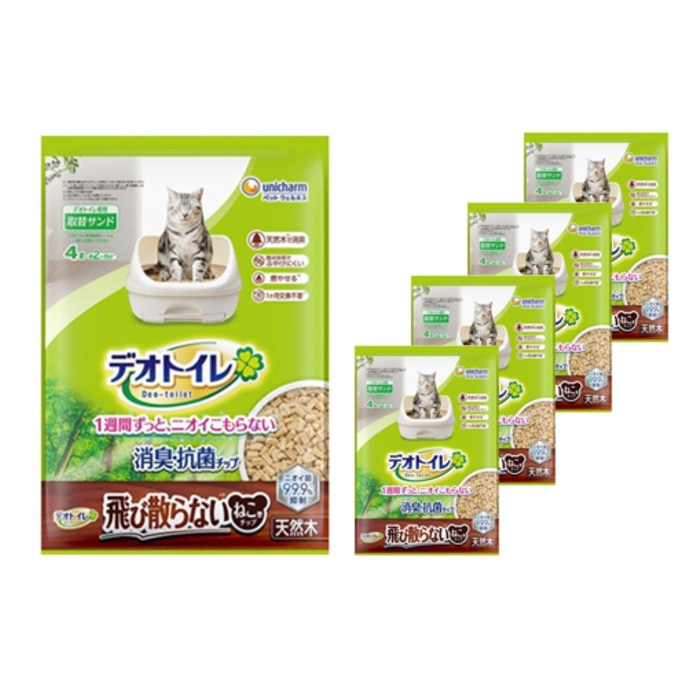 楽天市場】【1袋】 デオトイレ 消臭・抗菌チップ 天然木 飛び散らない