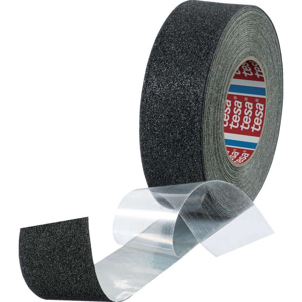【メーカー直送T】 tesa アンチスリップテープ アルミ入り テサ60955 黒 50mmx18m 60955-50-18|コーナンeショップ 店