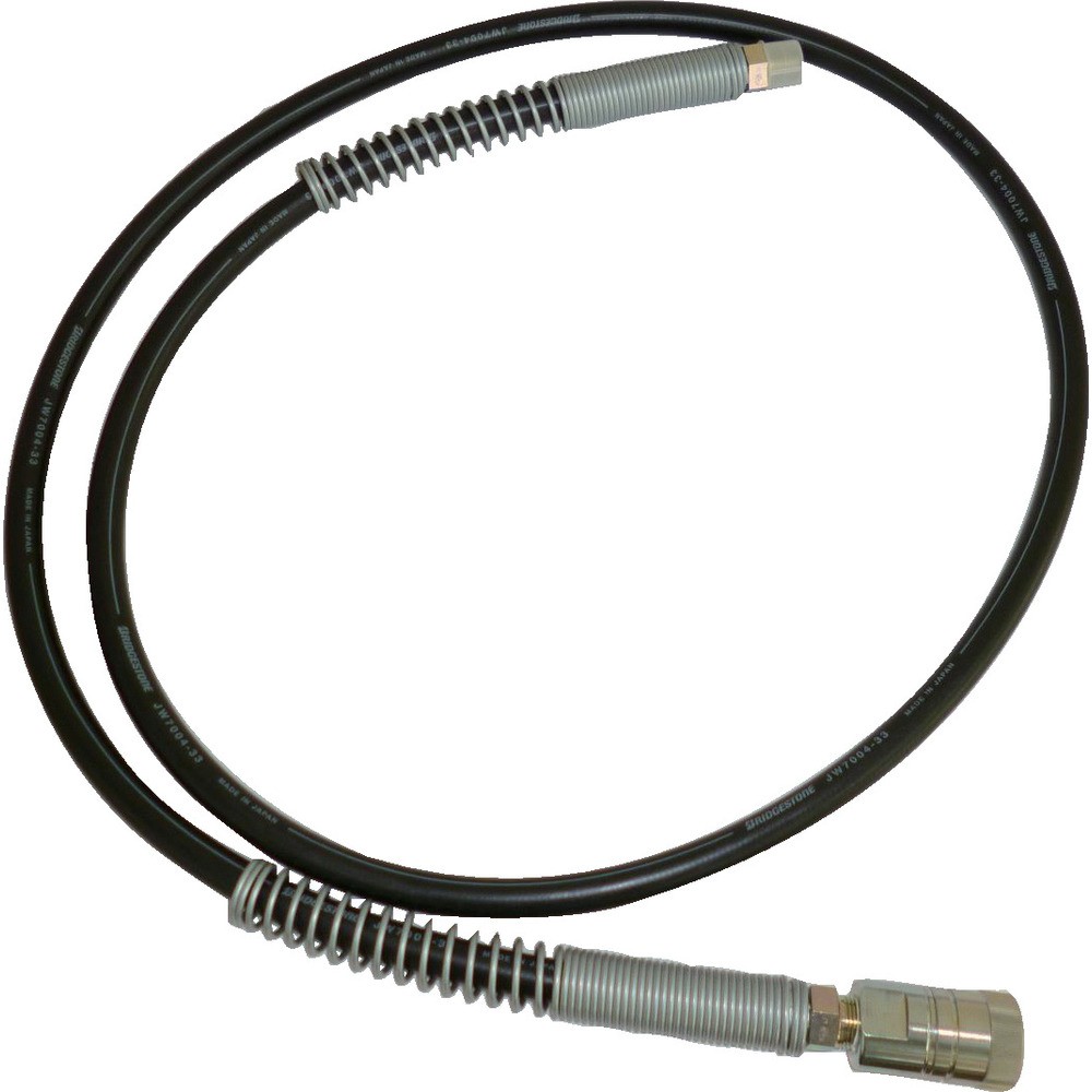 【メーカー直送T】 ＴＲＵＳＣＯ　油圧ゴムホース２Ｍ　Ｒ３／８カップリング付　TMS-200T｜コーナンｅショップ　店