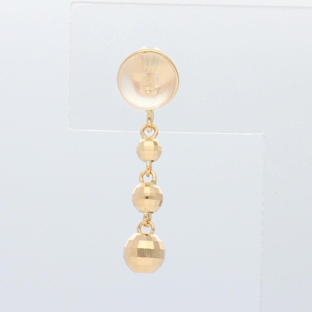 市場 ピアス ミラーボール シリコンキャッチ シリコン 刻印入 ペア バックキャッチ 18金 揺れる レディース 18k キャッチ K18 バック キャッチピアス おしゃれ