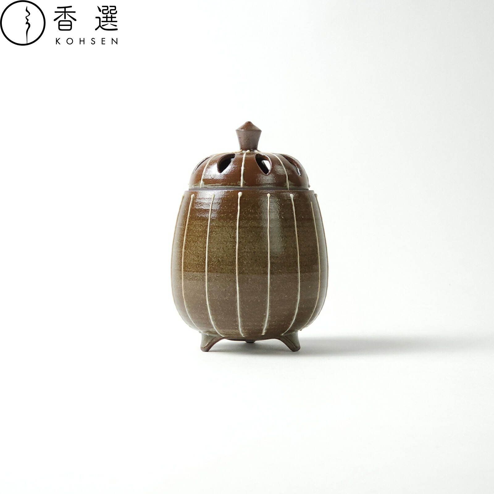 楽天市場】【香炉】柿香炉京都 逸鳳工房作※完全限定品伝統工芸品