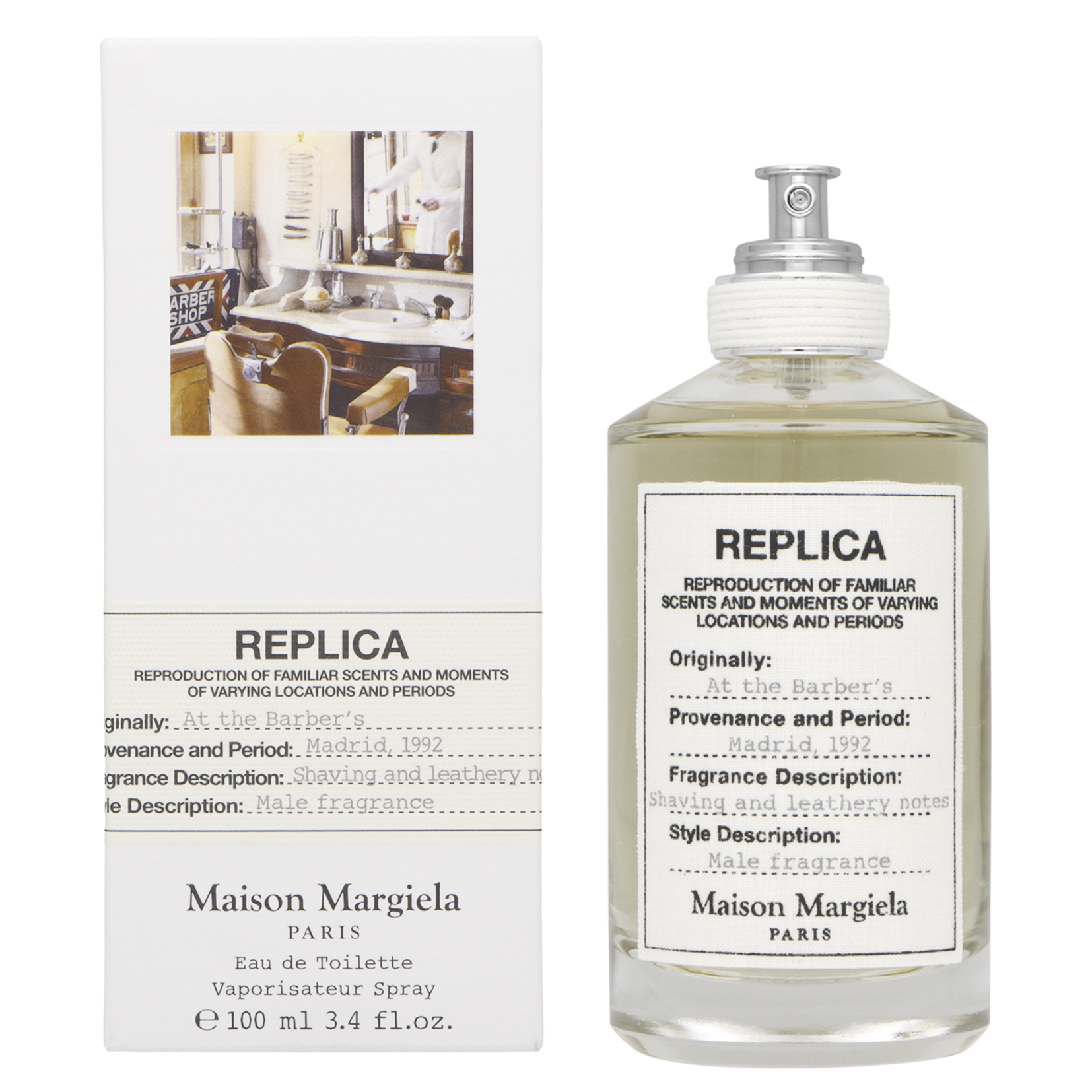 メゾンマルジェラ リプリケーション アット ザ バーバー Edt Sp 100ml Mariashirts Com