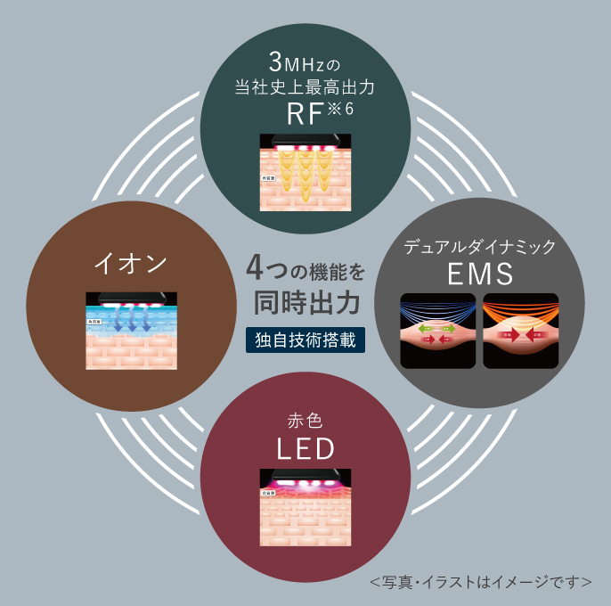 パナソニック パナソニック 美顔器 バイタリフト RF RF EH-SR85-K