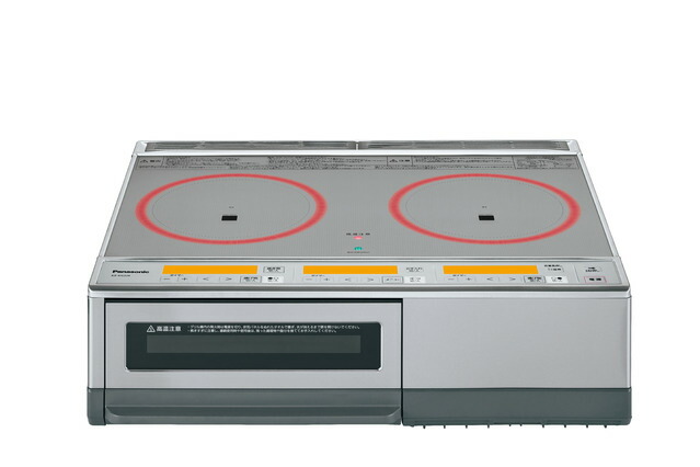 パナソニック 据え置き型IH煮炊き暖房器 （20A) しろがね色/しろがね色 KZ-KG22E [2口IH]  Panasonic