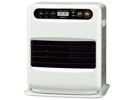 楽天市場】コロナ 石油ファンヒーター FH-G5725BY-W シェルホワイト