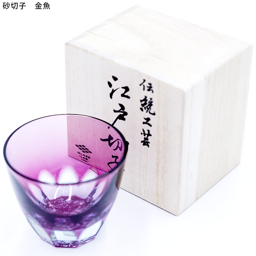 楽天市場】手づくり 彫刻 伝統工芸品 GLASSLAB 江戸切子 椎名切子 砂