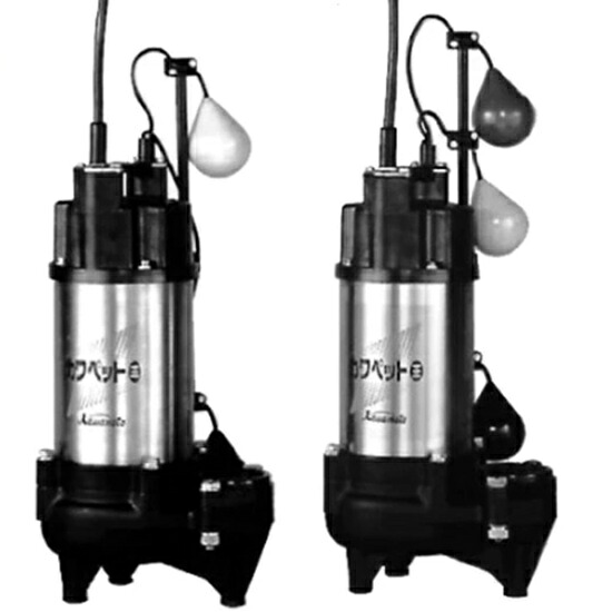 ☆川本ポンプ カワペット フランジタイプ WUO4-656-2.2LG+2.2LNG 三相200V 60Hz 自動交互型強化樹脂製雑排水用水中ポンプ 送料無料 北海道・沖縄・離島は別途|大谷錦鯉店