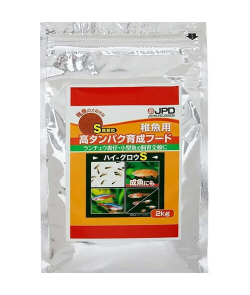 □日本動物薬品 高タンパク育成フード ハイグロウ S 2kg 5袋セット送料無料｜大谷錦鯉店 20,520円