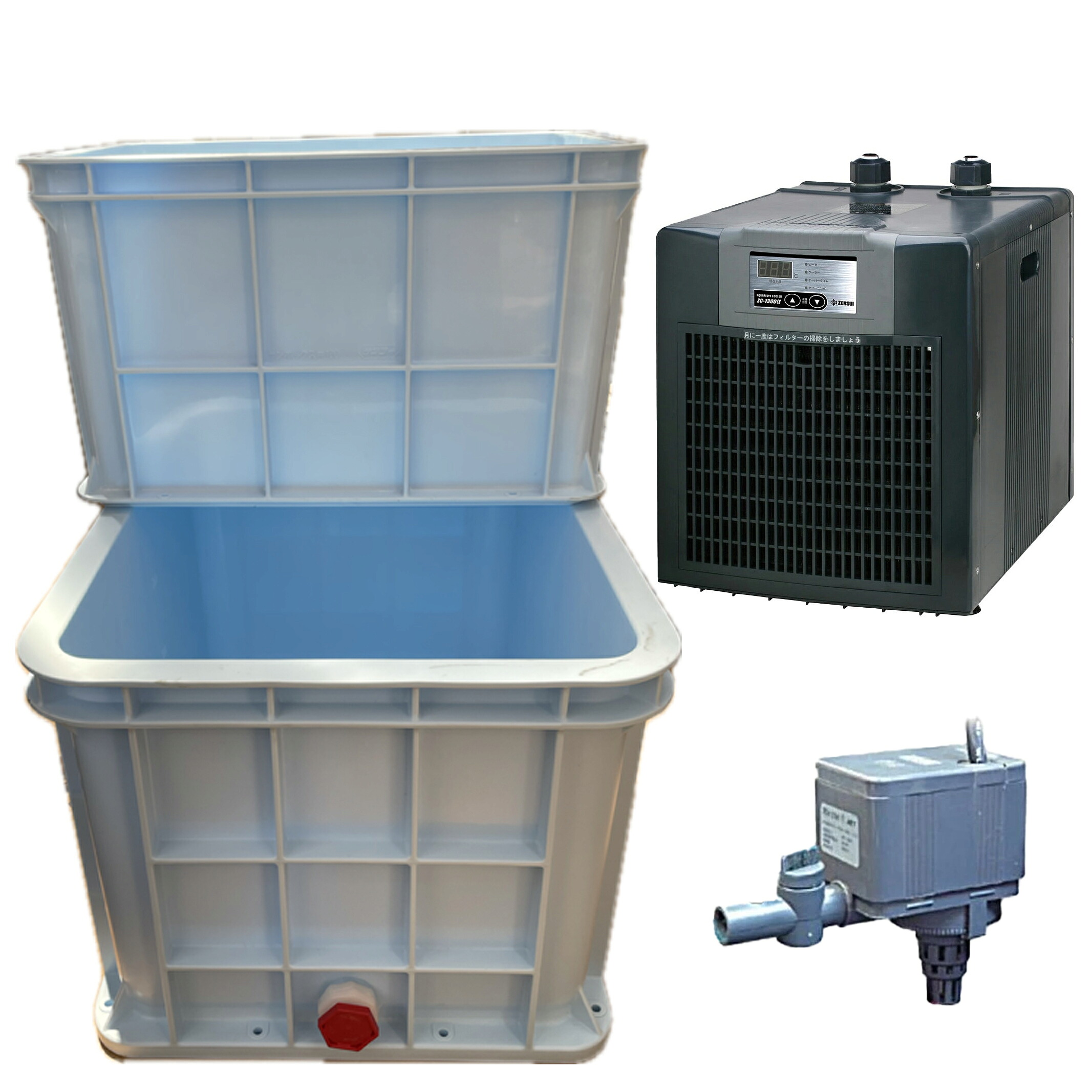 楽天市場】☆200L〜400L活魚水槽用濾過槽 水槽上部据置型 本体 