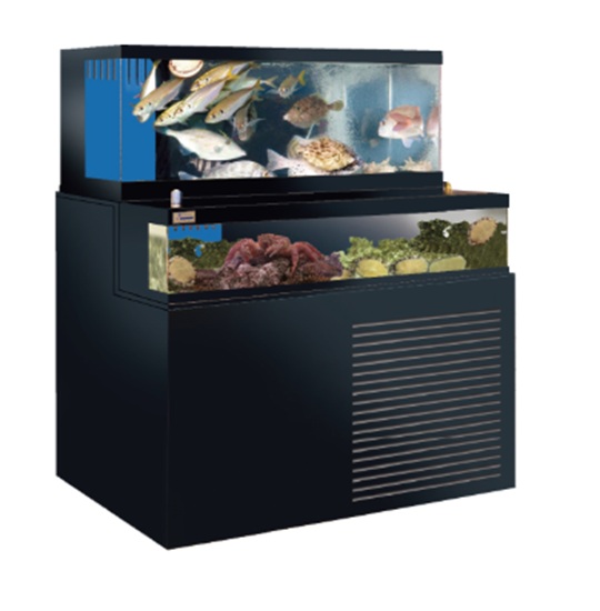 楽天市場】☆ゼンスイ 2段式活魚水槽 潮 1200ZW 水槽フルセットSUS架台