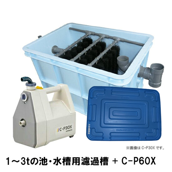 海外最新 楽天市場 1 3ｔの池 水槽用濾過槽 日立 ハンディポンプ C P60x 蓋付 送料無料 但 一部地域送料別途 大谷錦鯉店 代引不可 Lexusoman Com