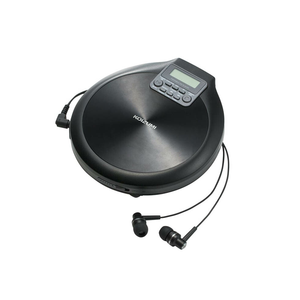 楽天市場 コイズミ公式 ポータブルｃｄプレーヤー Sad 3904 Cdプレイヤー Cd シンプル 卓上 壁掛け おしゃれ かわいい インテリア おすすめ 人気 口コミ コンパクト 持ち運び 敬老 プレゼント ギフト ブラック コイズミオンラインショップ