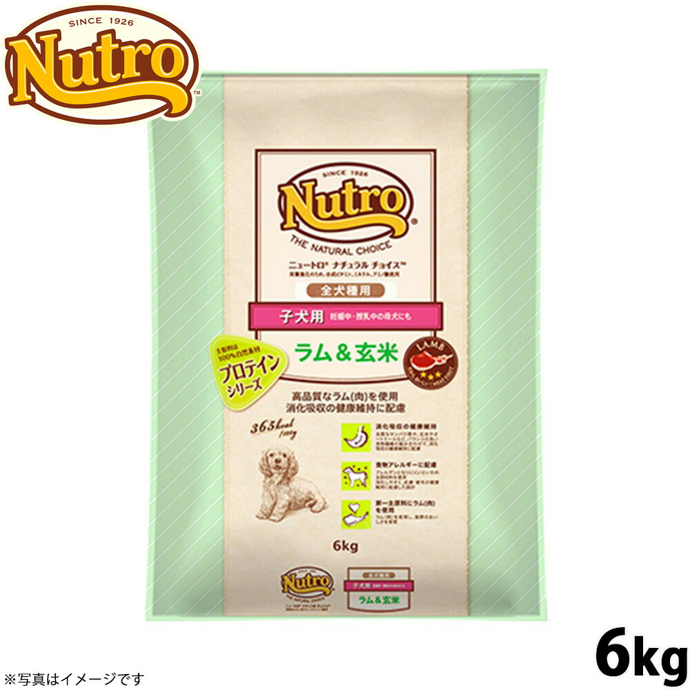 通販 ニュートロ ナチュラルチョイス ドッグフード ラム 玄米 子犬用