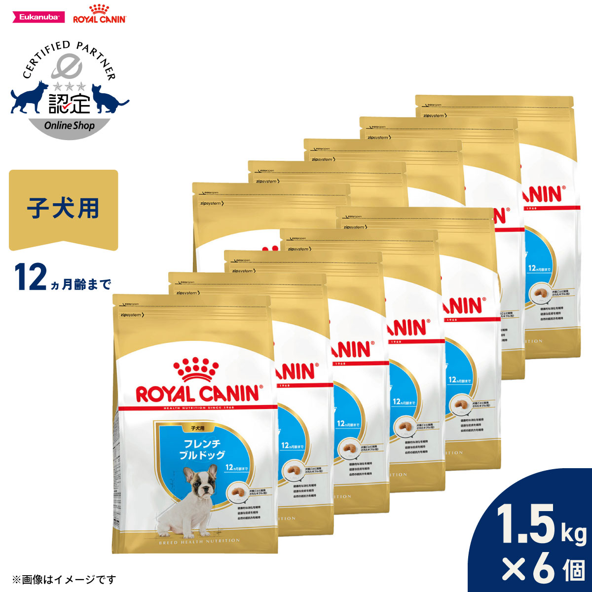 【店内ポイント最大39倍！本日限定！】ロイヤルカナン 犬 ドッグフード ブリードヘルスニュートリション フレンチブルドッグ専用フード 子犬用 1kg×10個 正規品