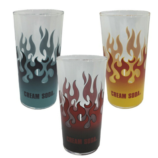 CREAM SODACS GLASSFIRE BLACK/FIRE BLUE/FIRE YELLOWクリームソーダ画像