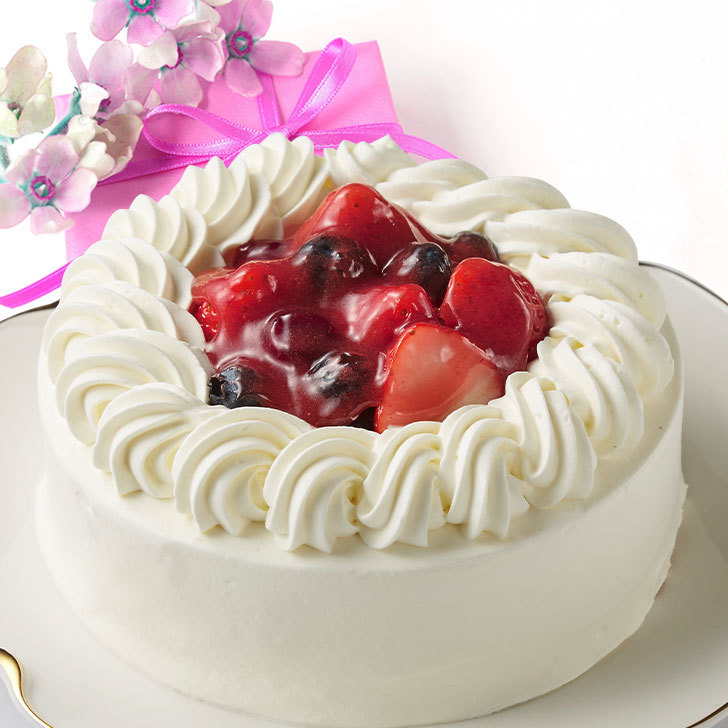楽天市場 イチゴ生デコレーションケーキ 5号 15cmホールケーキ ショートケーキ 苺 誕生日ケーキ バースデーケーキ 記念日 お祝い 内祝い サプライズ バースデーケーキのbirthdaypress