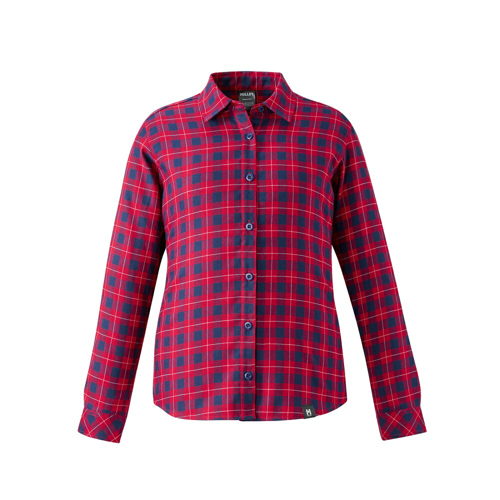 【クリアランス】MILLET ミレー / パラディスロングスリーブシャツ[ウィメンズ] / カラー：N0335（RED - ROUGE） / PARADIS SHIRT LS W MIV02145-N0335｜好日山荘Webショップ