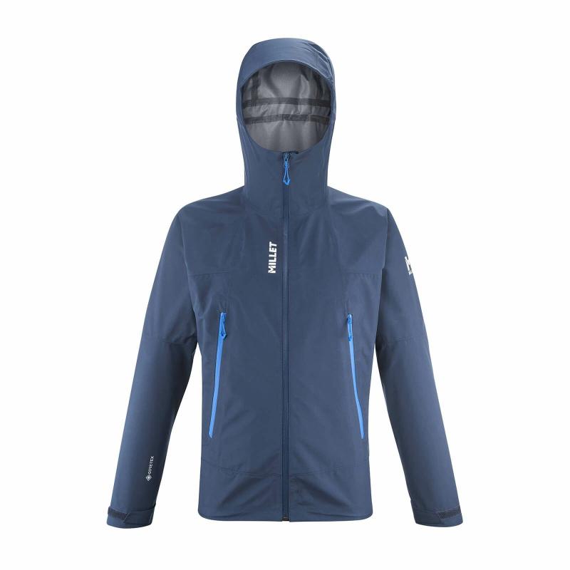 【最大P5倍！7/31迄】MILLET ミレー セネカ ゴアテックス 3L ジャケット［メンズ］/ カラー：N0395（DARK DENIM?）/ SENECA GORE-TEX 3L JKT M MIV10331 N0395｜好日山荘Webショップ