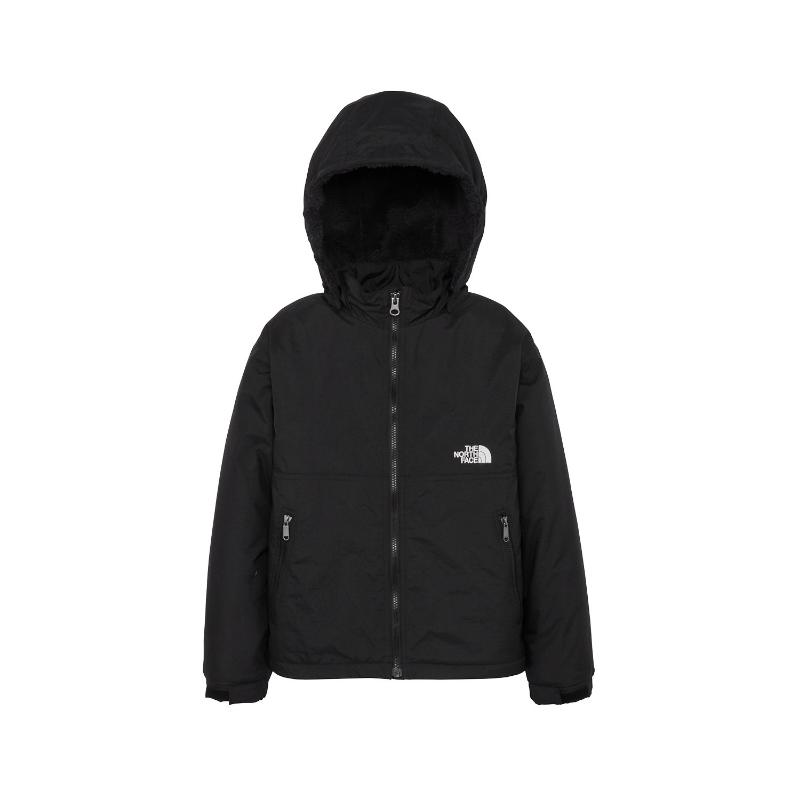【最大P5倍！4/24 19:59迄】THE NORTH FACE ザ・ノース・フェイス コンパクトノマドジャケット［キッズ］ / カラー：K（ブラック）/ Compact Nomad Jacket NPJ72551 K