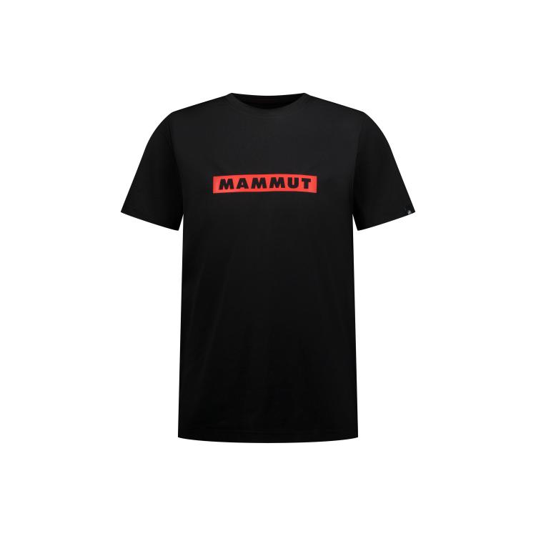 【最大P5倍！4/14迄 19:59迄】MAMMUT マムート QD ロゴ プリント Tシャツ アジアンフィット［メンズ］/ カラー：00778（black-MAMMUT red PRT2）/ QD Logo Print T-Shirt AF Men 1017-02012 00778