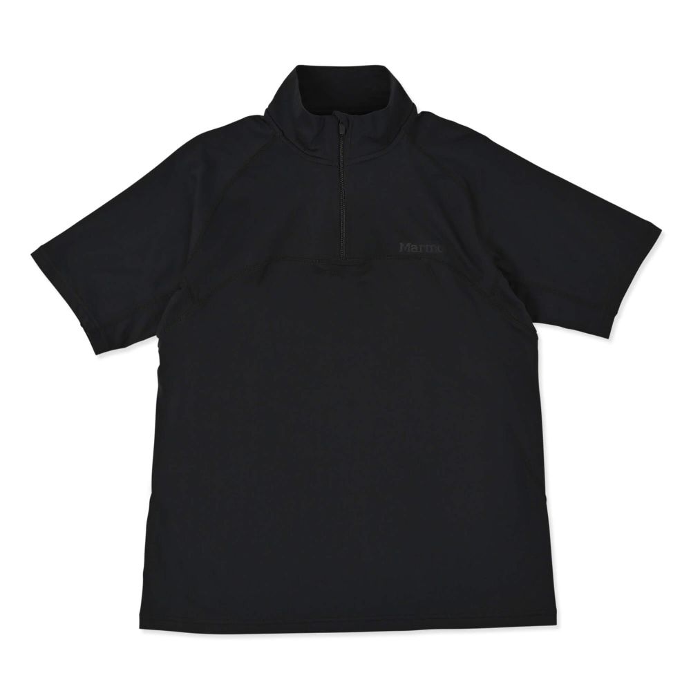【楽天市場】【クリアランス】 Marmot マーモット / クライムスキンハーフジップショートスリーブ / カラー：C001（BLACK