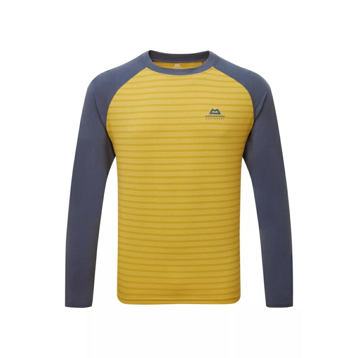 【最大P5倍！4/14迄 19:59迄】【アウトレット】MOUNTAIN EQUIPMENT マウンテンイクィップメント レッドライン ロングスリーブ Tシャツ[メンズ]/ カラー：C204（YELLOW×D.BLUE）/ Redline LS Mens Tee ME5SMLS017 C204