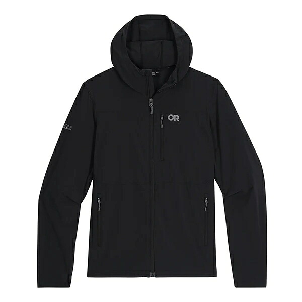 【最大P5倍！4/24 19:59迄】OUTDOOR RESEARCH アウトドアリサーチ フェロッシーフーディ［メンズ］/ カラー：BK（ブラック）/ Mens Ferrosi Hoodie 19846284001