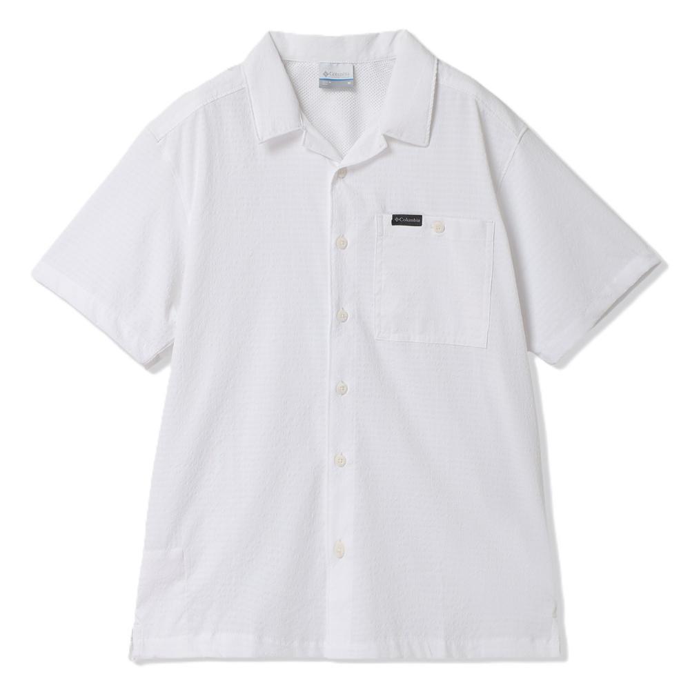 NEW! Columbia コロンビア ユーティライザーショートスリーブキャンプシャツ［メンズ］ / カラー：100（White）/ M Utilizer Short Sleeve Camp Shirt AE2590_100