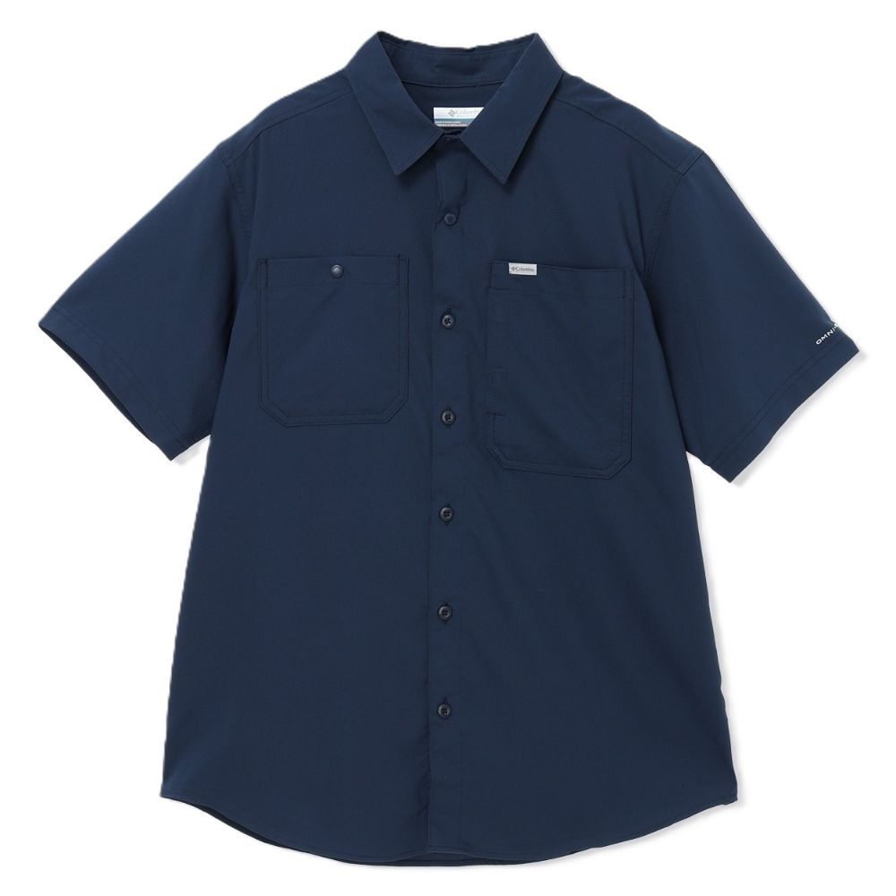NEW! Columbia コロンビア シルバーリッジユーティリティIIショートスリーブシャツ［メンズ］ / カラー：464（Collegiate Navy）/ Silver Ridge Utility II SS AE3556_464