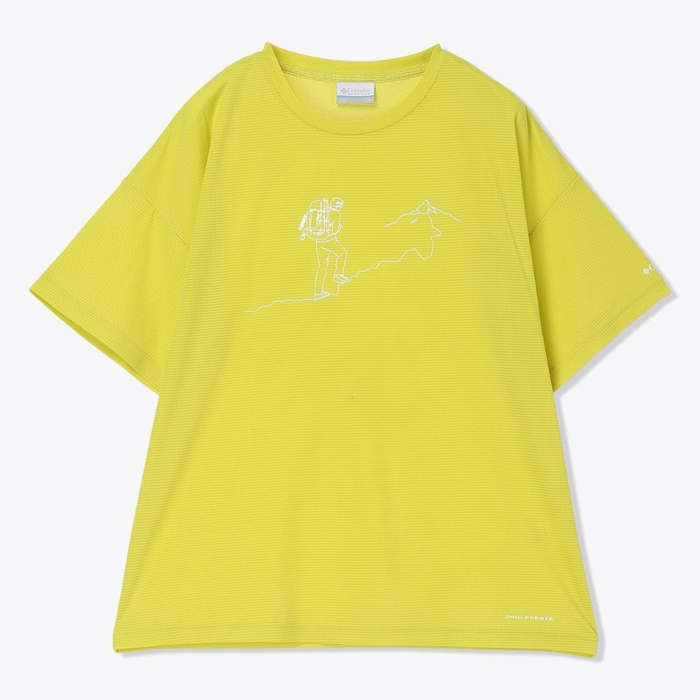 NEW! Columbia コロンビア トレイルラッシュショートスリーブTシャツ[ウィメンズ] / カラー：367（367 Ginkgo）/ PL5749_367