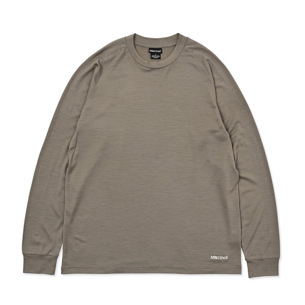 NEW! Marmot マーモット マーモットメリノウールロングティー / カラー：C085（MOCA）/ Marmot Merino Wool Long Tee MTFW25ULS074_MC
