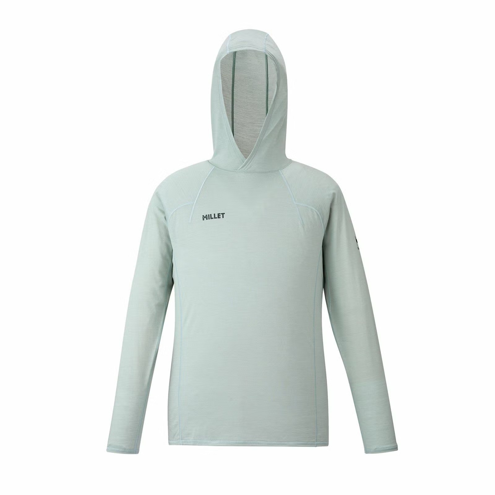 NEW! MILLET ミレー ウビック ウール フーディ ロングスリーブ［メンズ］ / カラー：N4239（SEAWEED）/ UBIC WOOL CREW LS W MIV02173_N4239