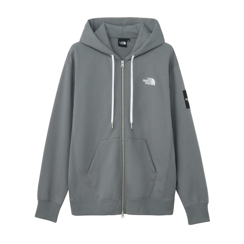 NEW! THE NORTH FACE ザ・ノース・フェイス スクエアロゴフルジップ［ユニセックス］ / カラー：SP（スモークドパール）/ Square Logo Full Zip NT12335_SP